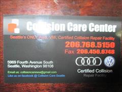 Collision Care Center 5969 4th Ave S, Seattle, WA 98108 Collision Care Center Logo