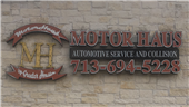 Motor Haus Service & Collision 8410 E Hardy Rd, Houston, TX 77093 Motor Haus Service & Collision Logo