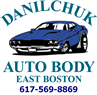Danilchuk Auto Body 73 Addison St, East Boston, MA 02128 Danilchuk Auto Body Logo